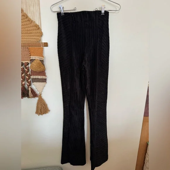NWT Free People Slim Pull On Flare Velvet pants size XS